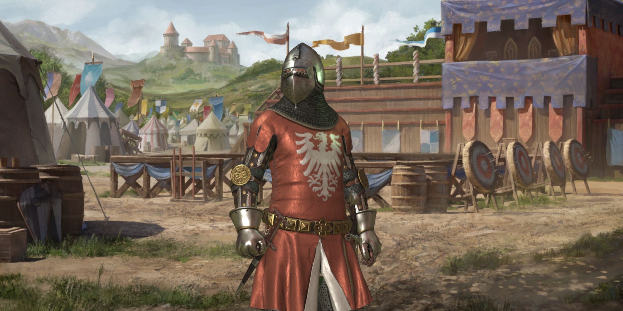 Рыцарский наряд в стиле позднего средневековья в Crusader Kings 3