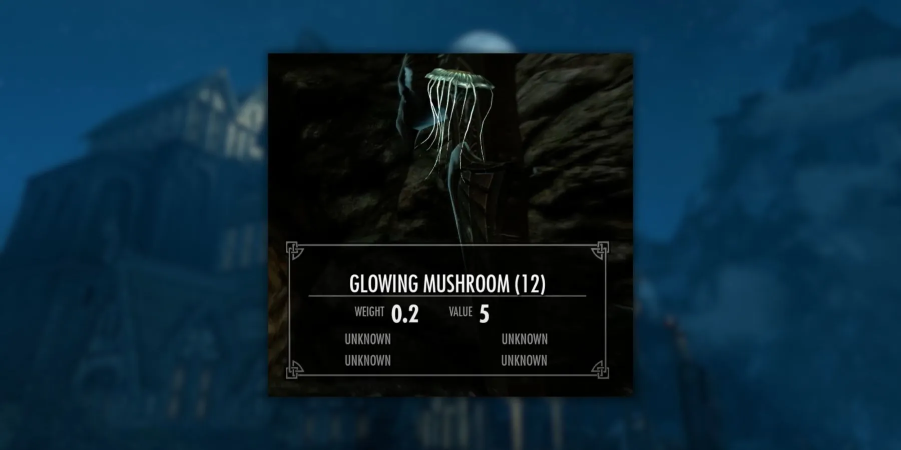 Skyrim: Glowing Mushroom