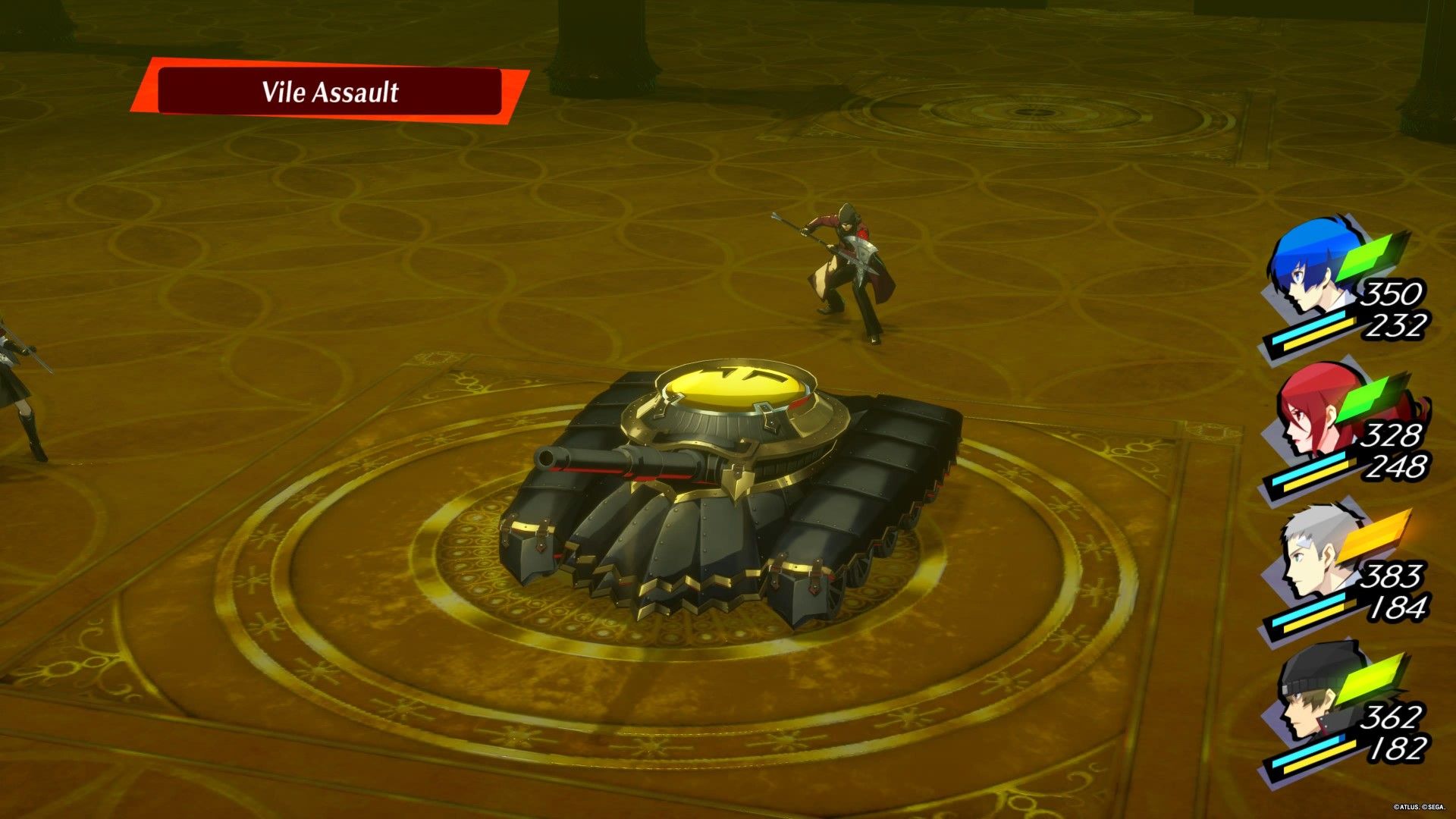 persona 3 reload raging turret using ability