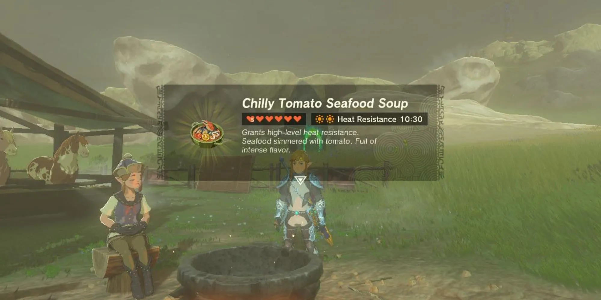ゼルダ 王国の涙 トマトシーフードスープ