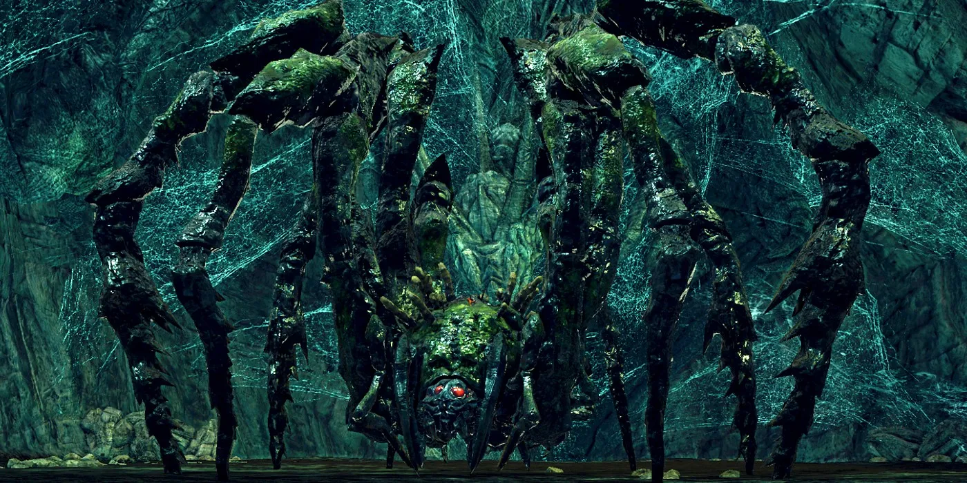 Boss ragno gigante in Dark Souls 2
