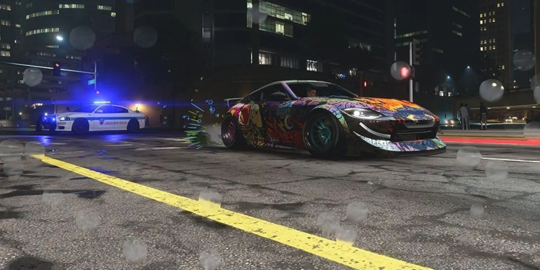 Need for Speed Unbound - Player Getting Away from Cop