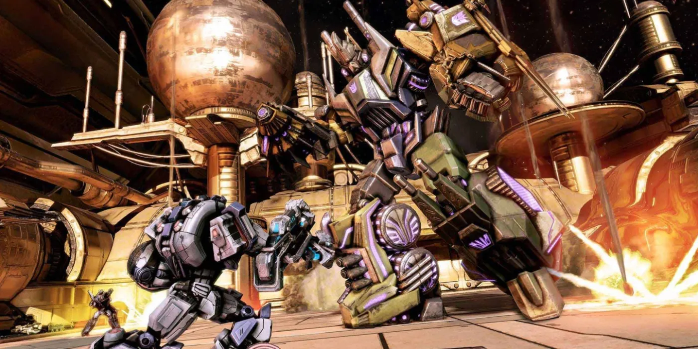 Transformers Fall of Cybertron Jazz Boss Fight