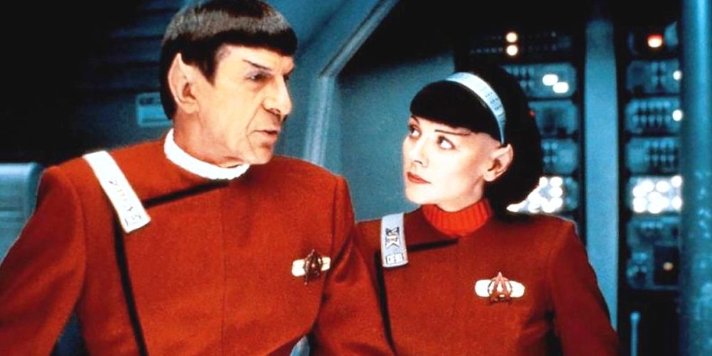 Spock et l'lt. Valeris dans Star Trek 6: L'Ultime Frontière
