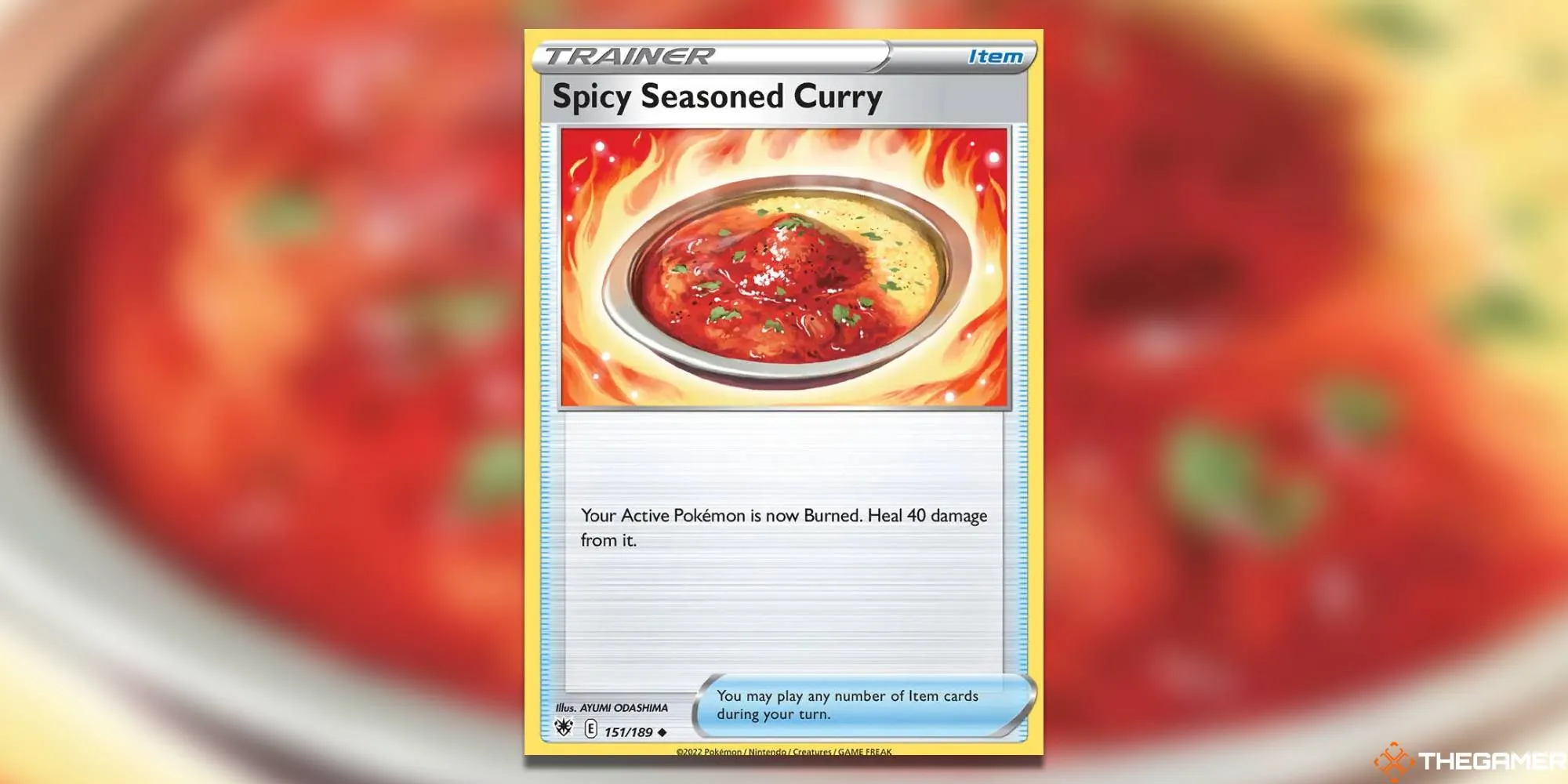 Carta TCG Curry Apimentado Temperado-1