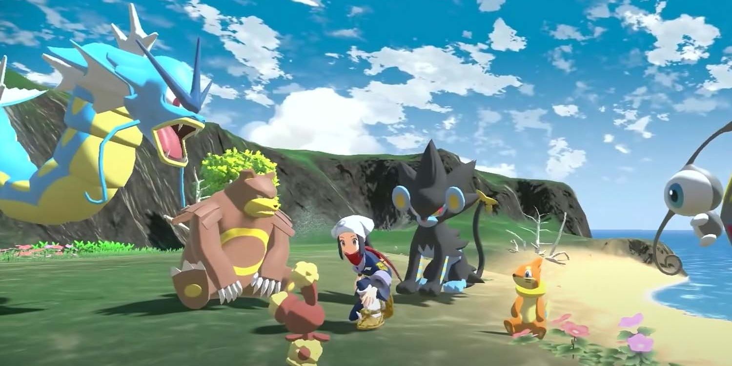 Dresseuse de Pokémon avec son Pokémon