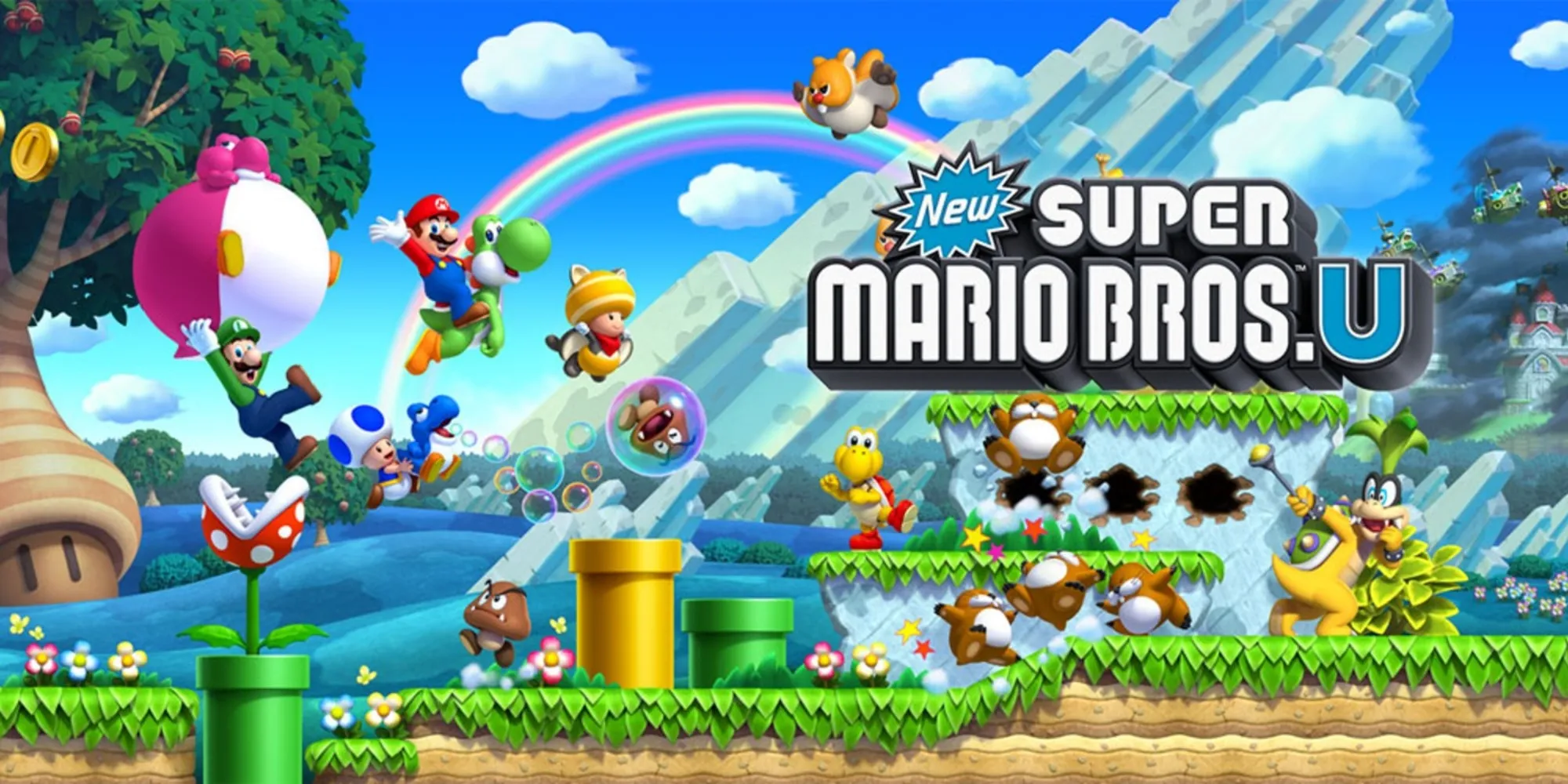 Arte promocional de New Super Mario Bros U