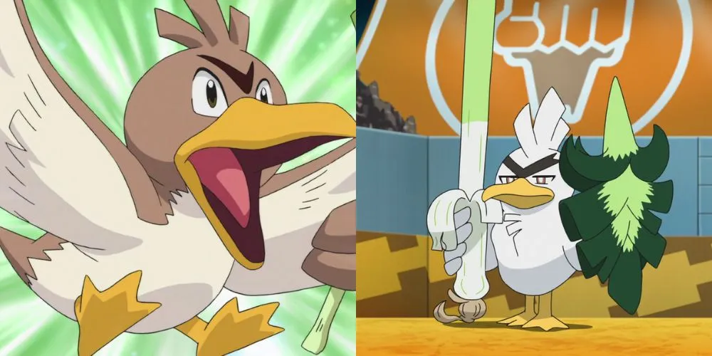 Canarticho et Majaspic dans l'anime Pokémon.