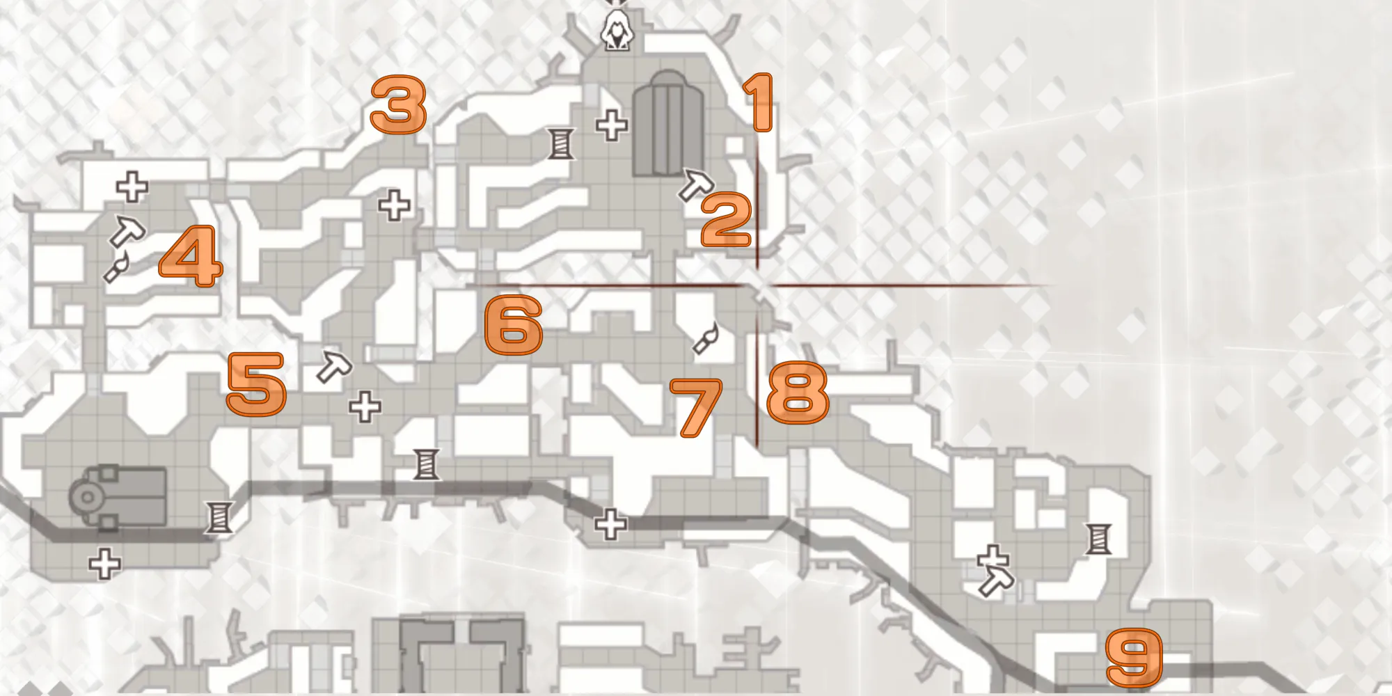 Assassin’s Creed 2 Mappa delle piume nel quartiere di Cannaregio a Venezia