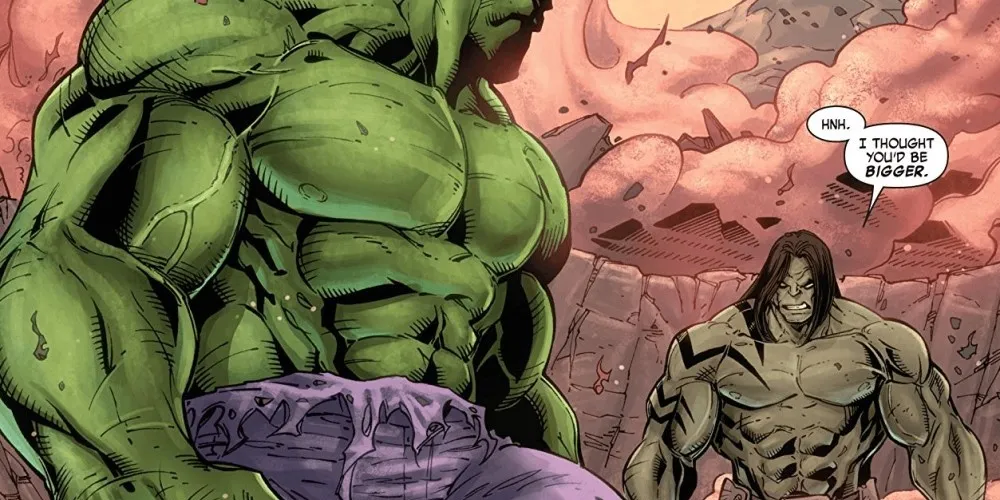 Hulk con suo figlio, Skaar