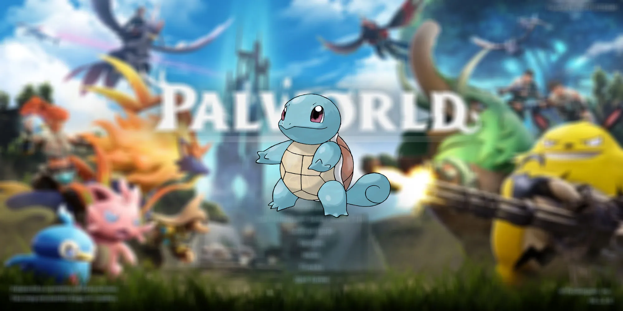Squirtle di Pokémon che potrebbe adattarsi a Palworld