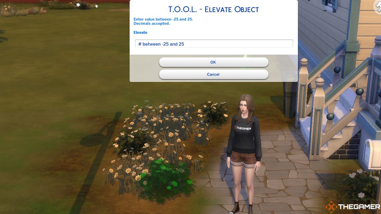 Меню Elevate в моде TOOL для The Sims 4