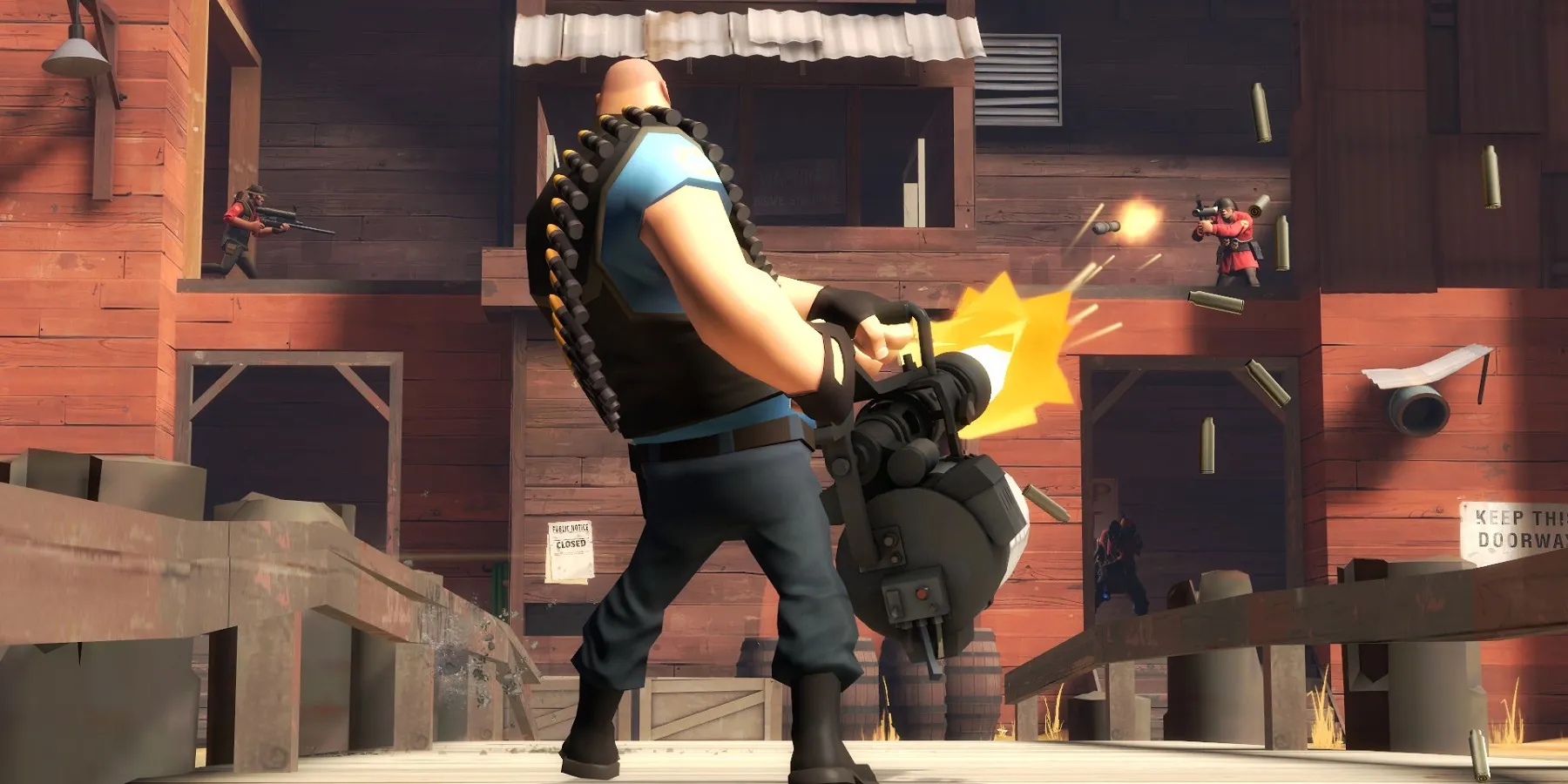 Image de Team Fortress 2 mettant en vedette le personnage Heavy