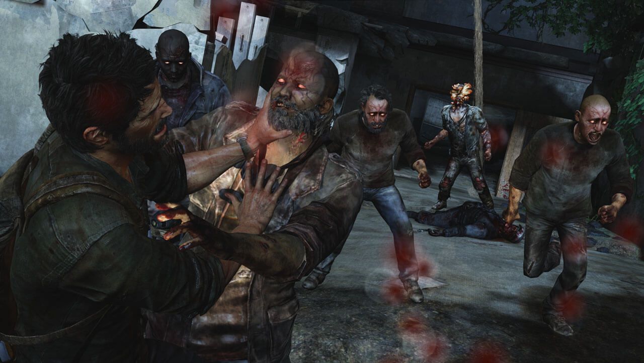 Capture d'écran de The Last of Us des coureurs infectés