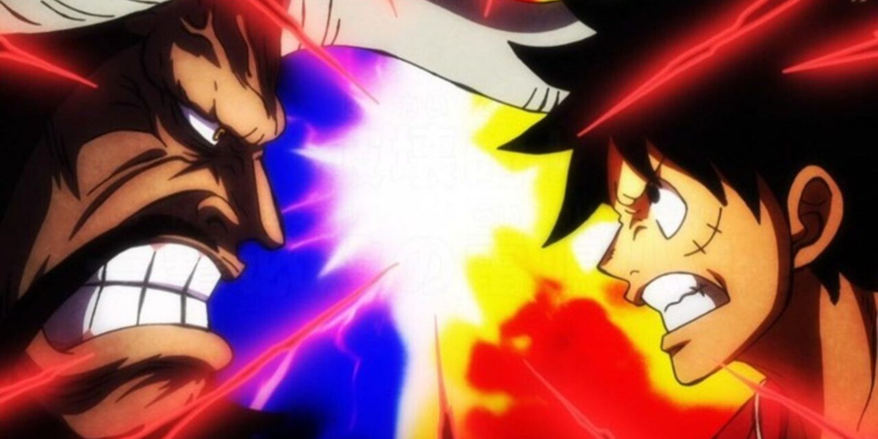 Affrontement de Luffy avec Kaido