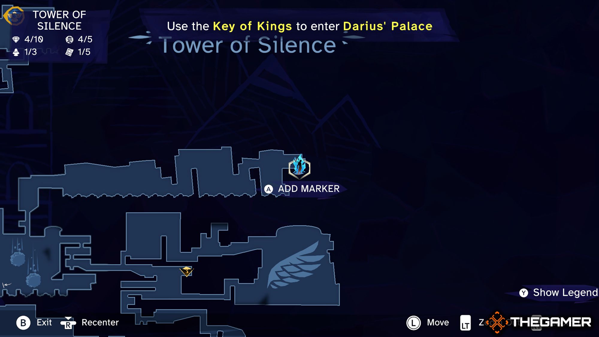 Xerxes Coin 4 Location In Tower Of Silence