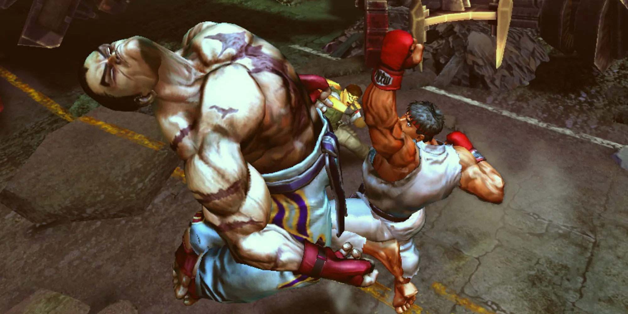 Бой из Street Fighter X Tekken