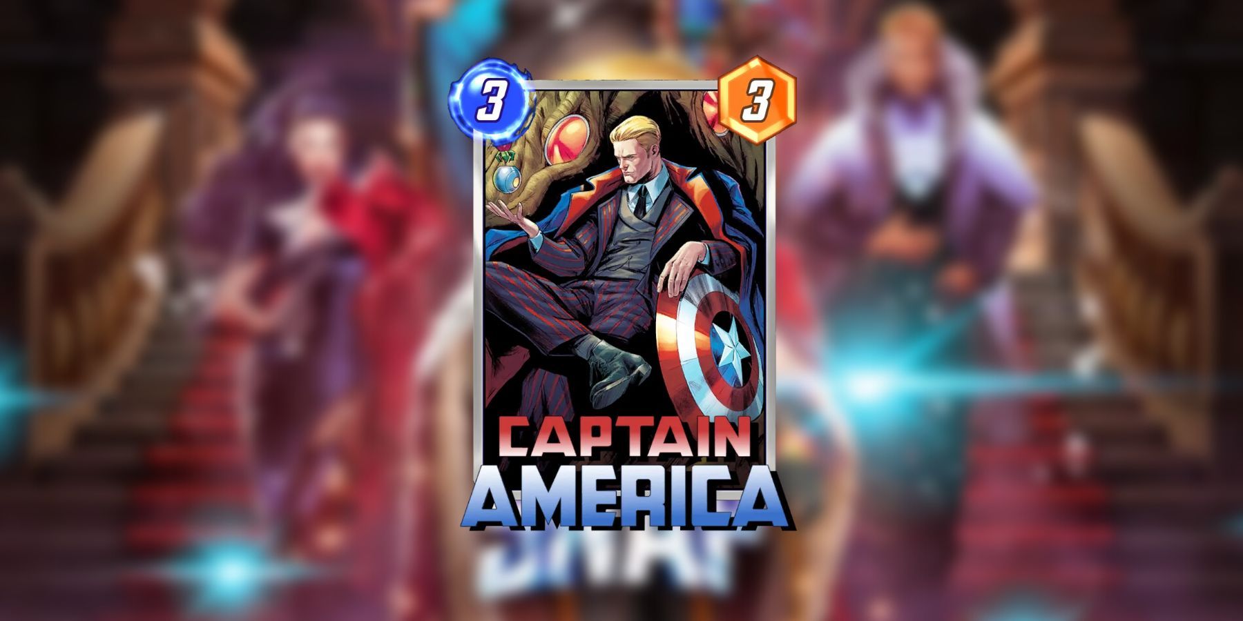 captain america hellfire gala variant in marvel snap.