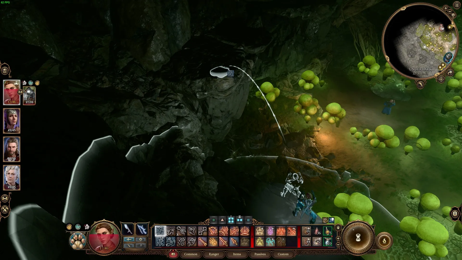 Baldur's Gate 3: Il personaggio del giocatore salta da un bastione all'altro per raggiungere Baelen
