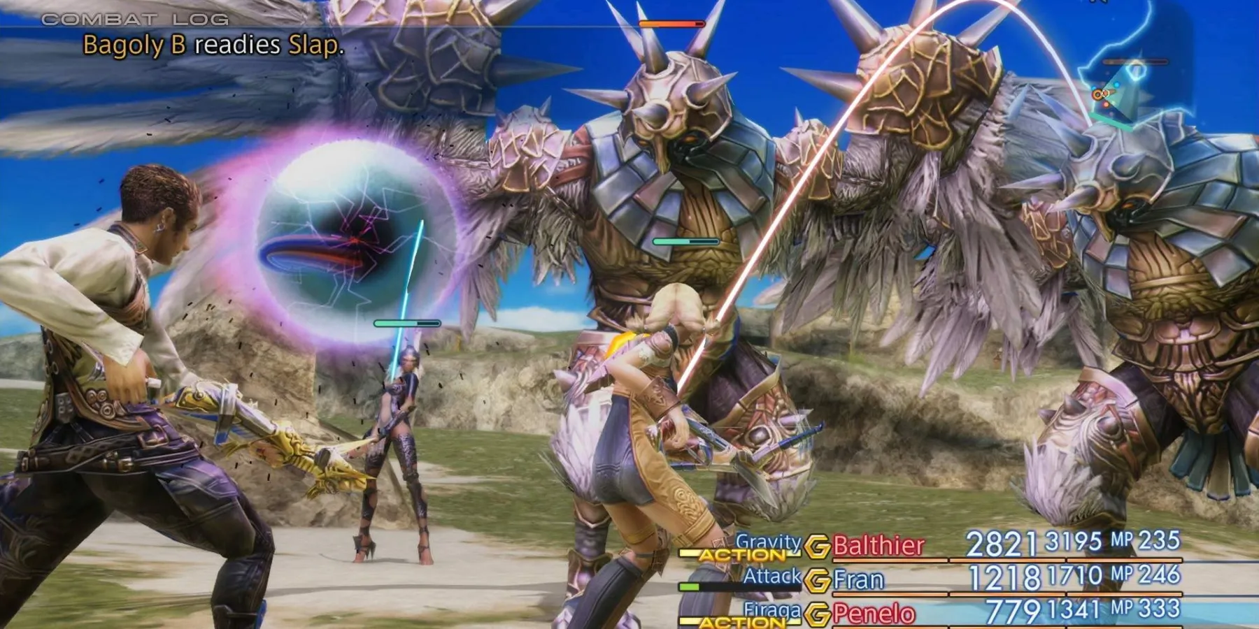 Gameplay di combattimento di Final Fantasy 12: The Zodiac Age