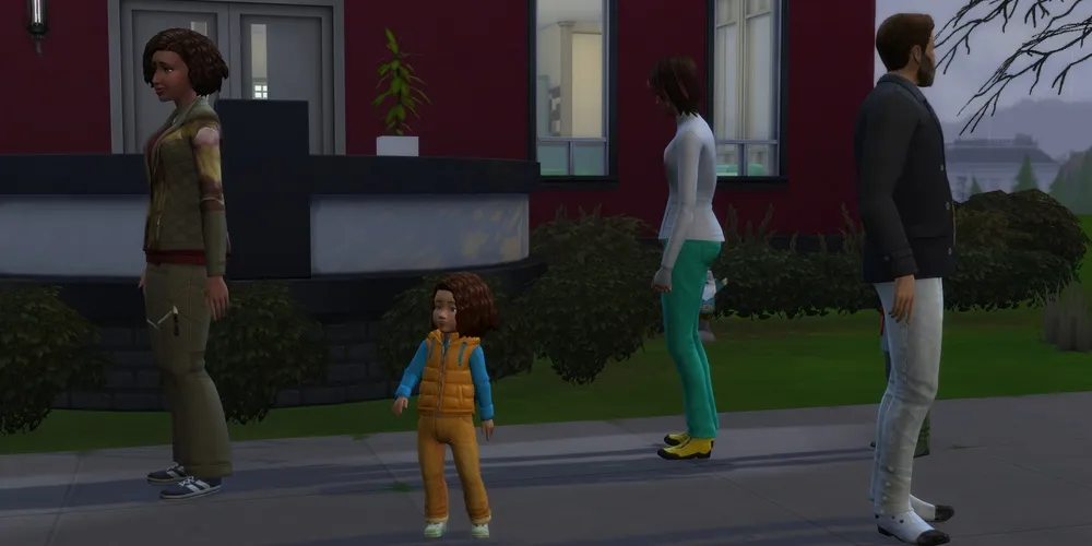 La famiglia Keye in The Sims 4