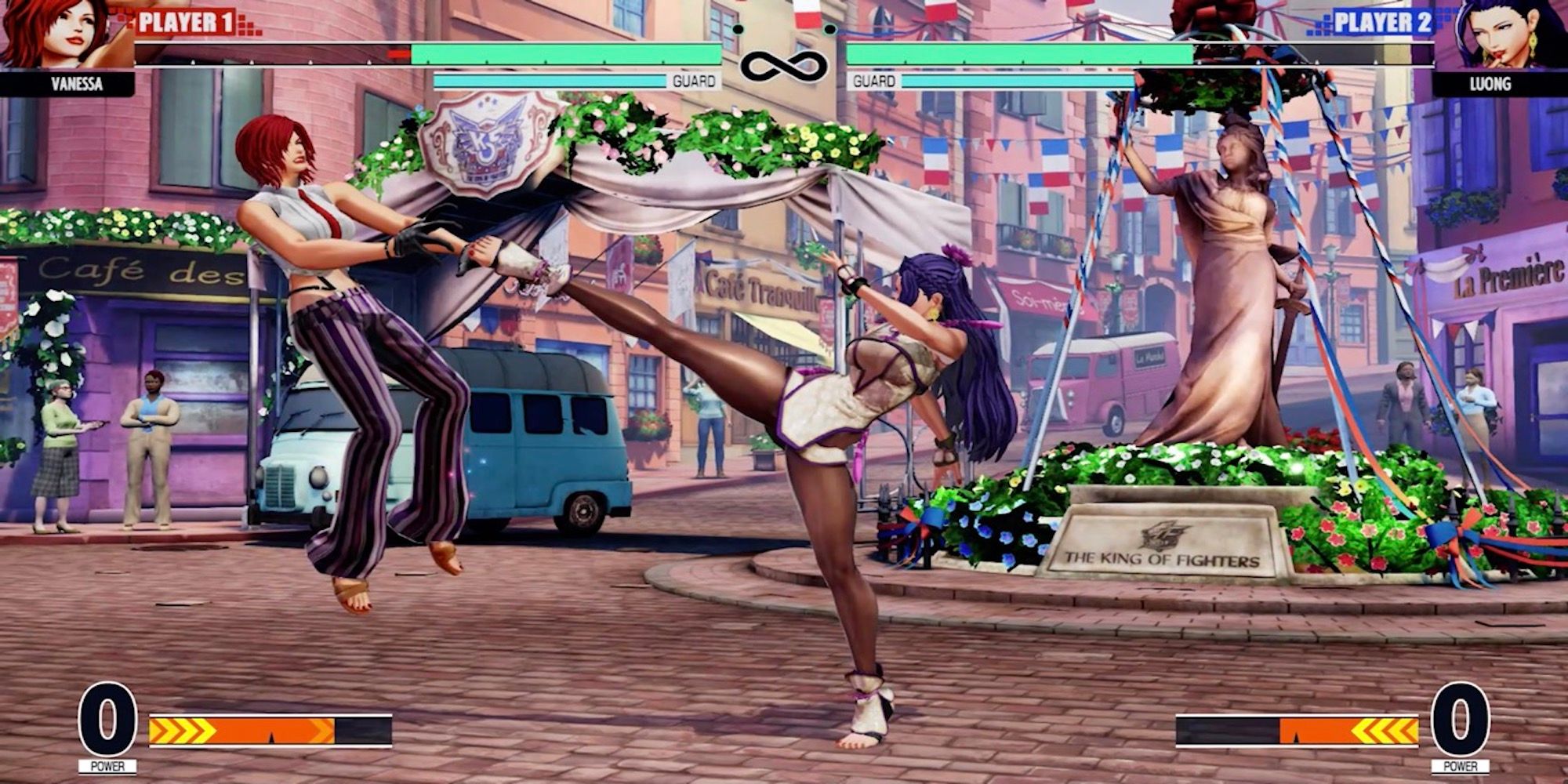 Lutando em The King of Fighters 15