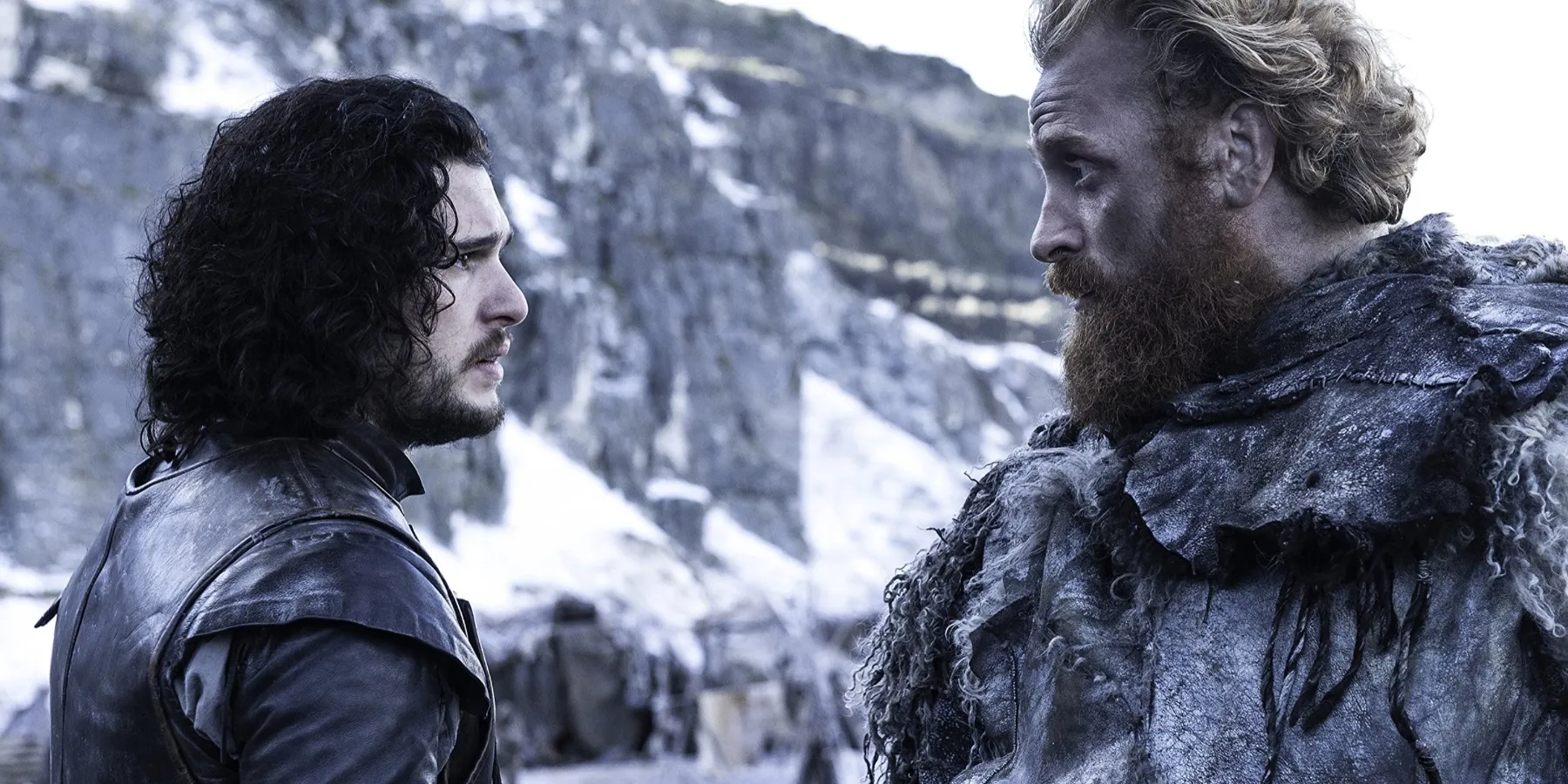 Jon Snow e Tormund Giantsbane em Game of Thrones
