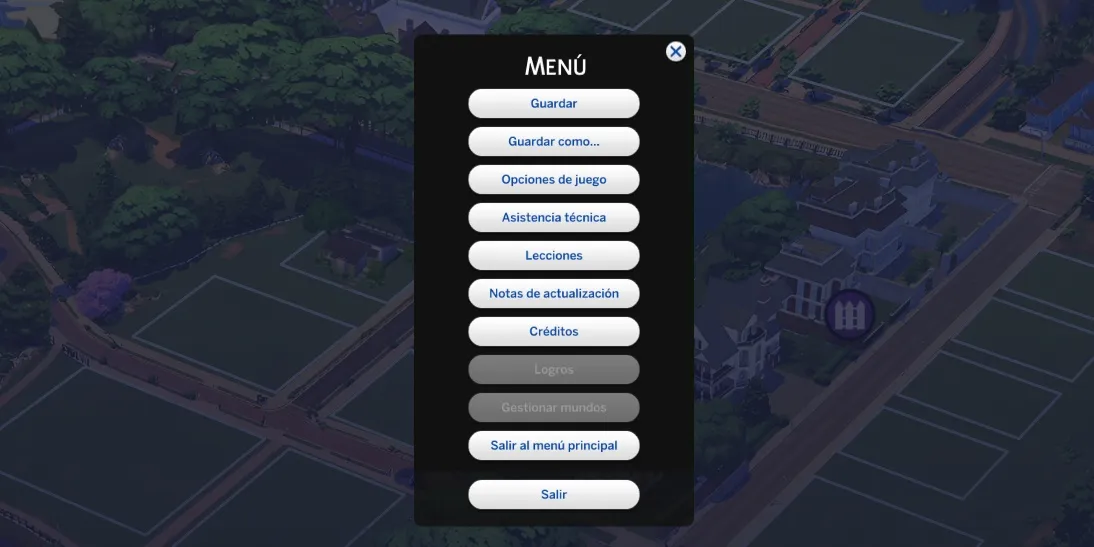 The Sims 4用のダークモードUIモッド