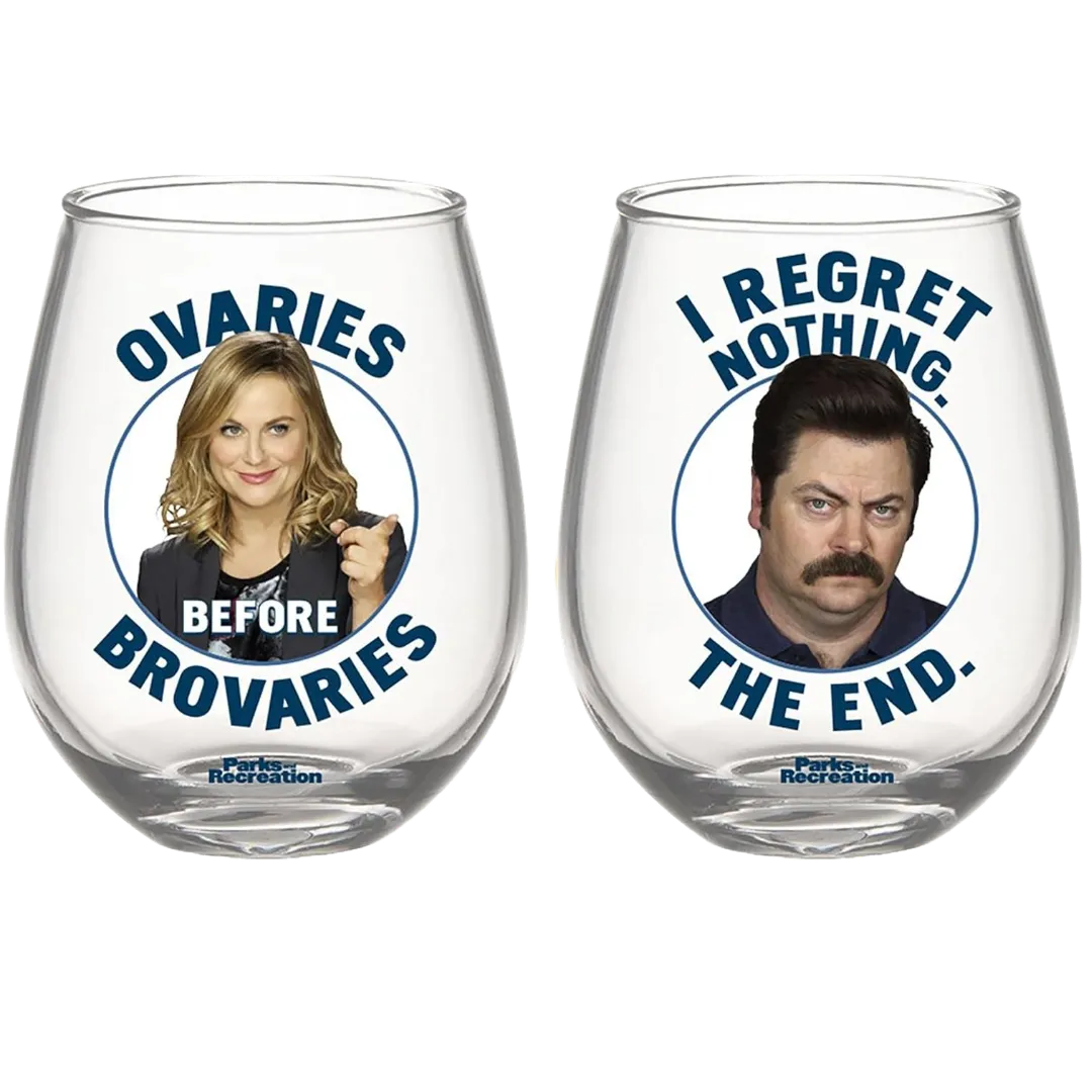 Parks And Rec Wine Glass Set