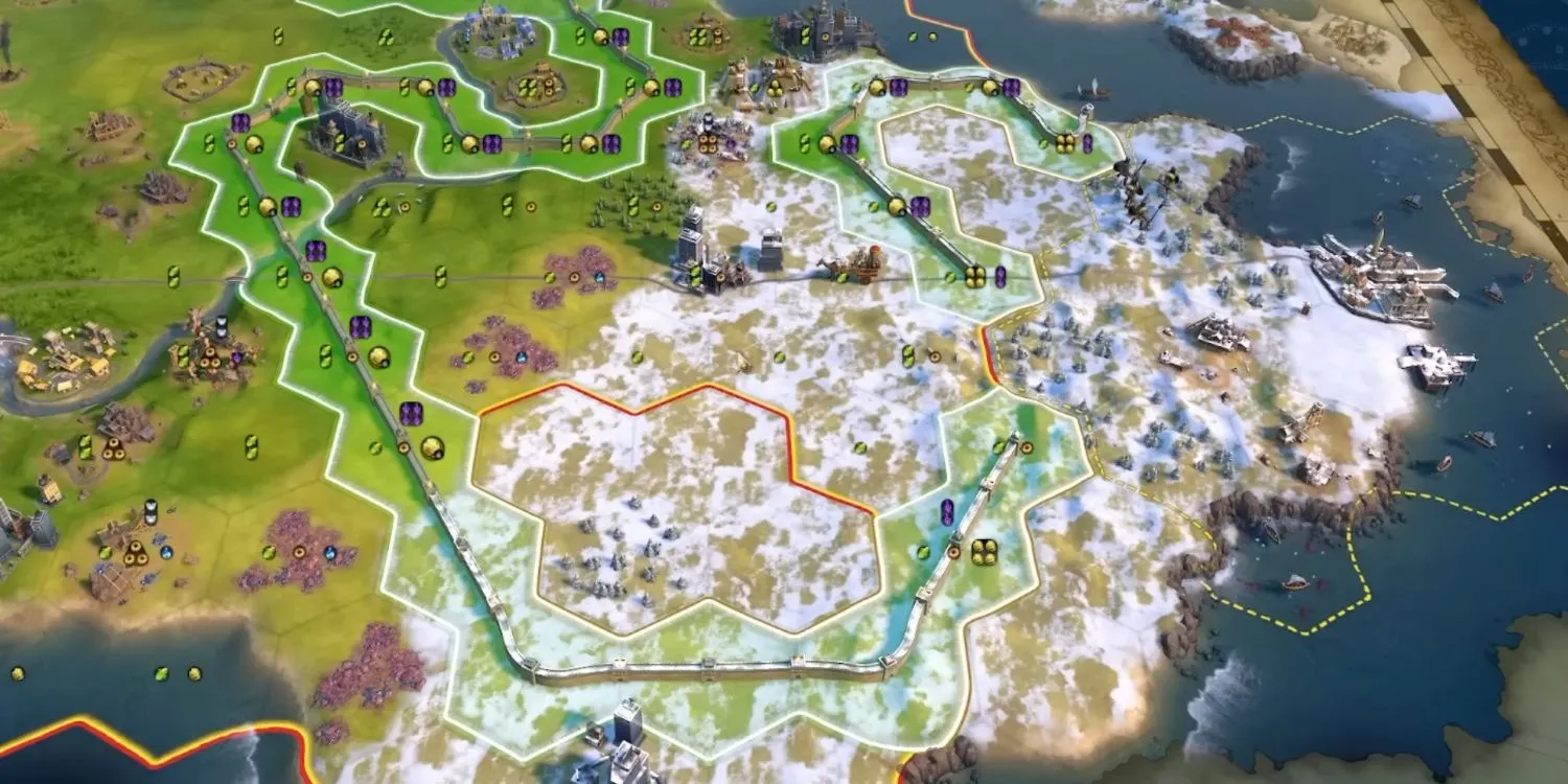 Un'immagine di Civilization 6: great-wall