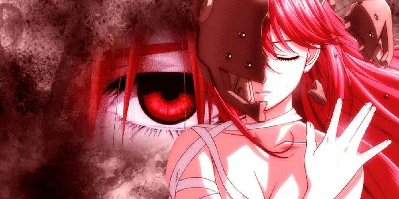 lucy from the anime elfen lied