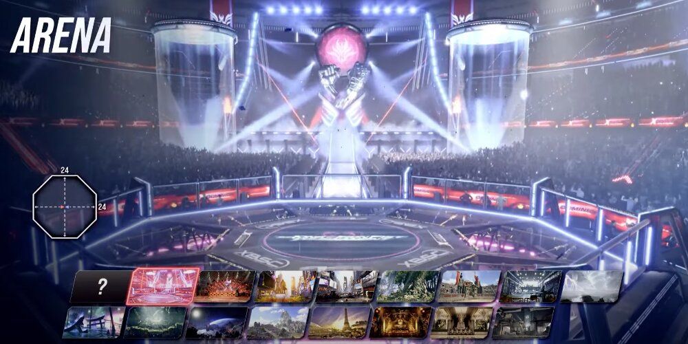 Arena stage in Tekken 8