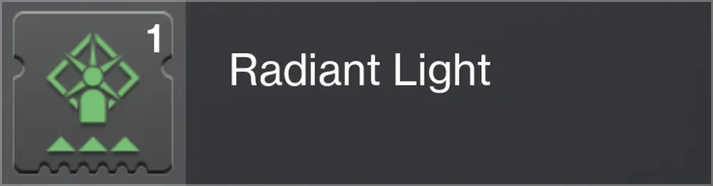 Destiny 2 Mod Luce Radiante
