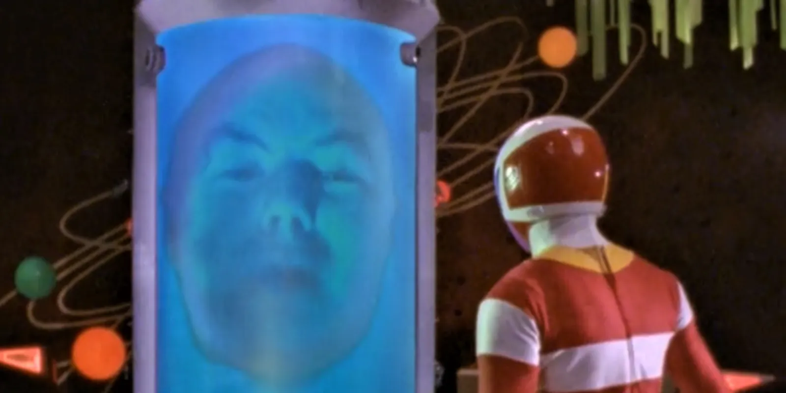 Зордон говорит с Андро в Power Rangers In Space