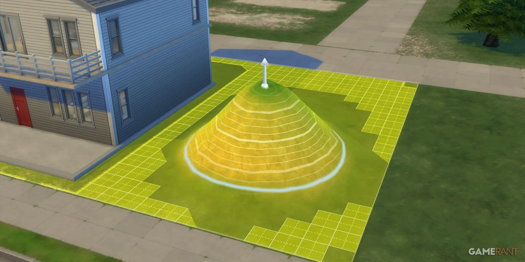 The Sims 4 使用地形工具