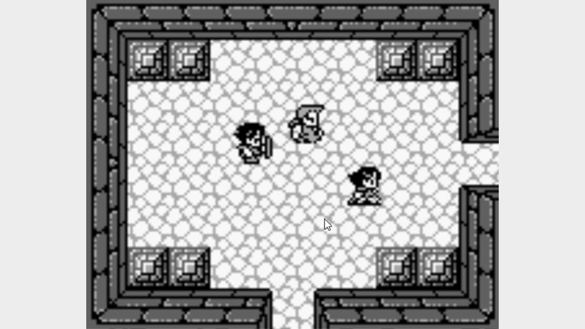 Captura de pantalla de Final Fantasy Adventure en Game Boy original
