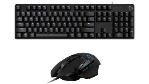 Mouse Logitech G502 e teclado mecânico G413 SE