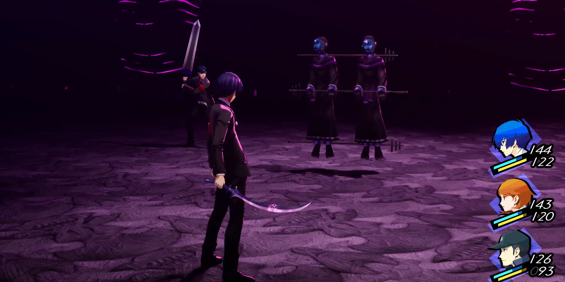 Изображение сражения с близнецами-убийцами в Persona 3 Reload