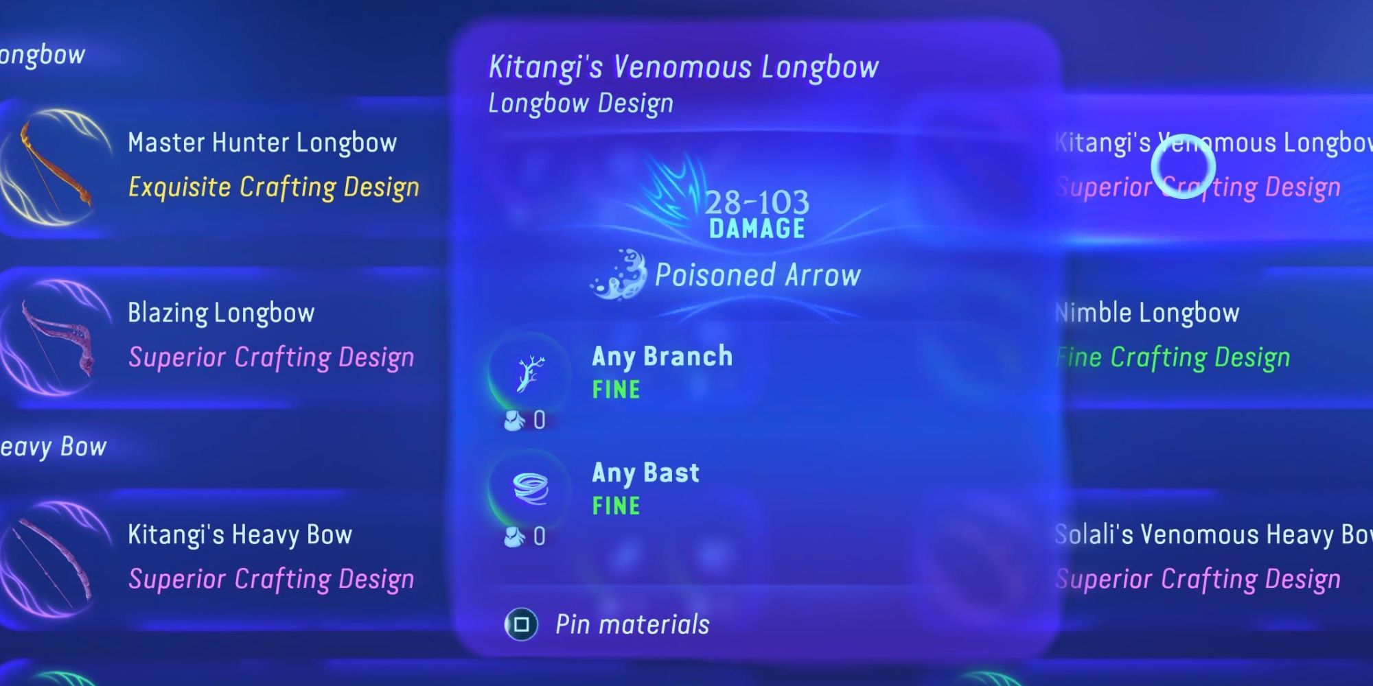 Arc Venimeux de Kitangi dans Avatar: Frontiers of Pandora