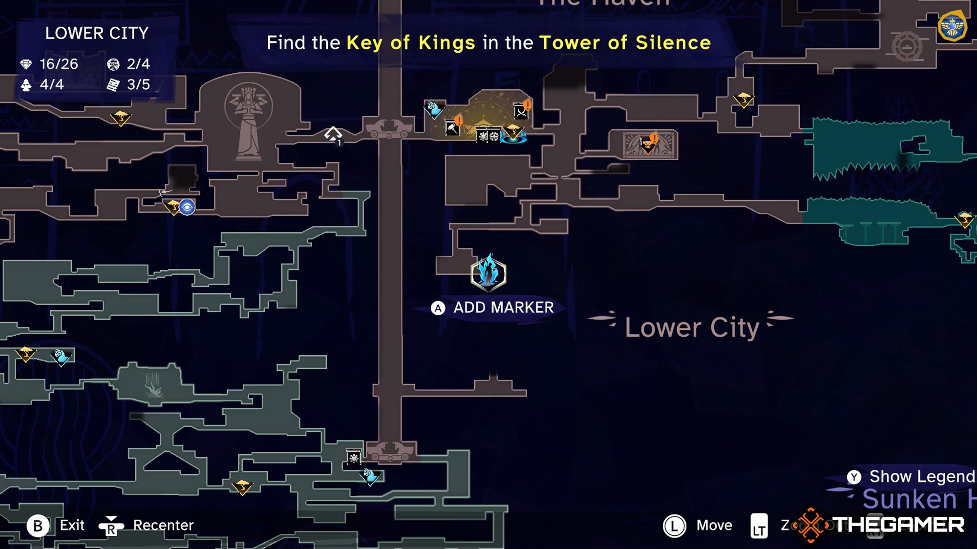 Azure Damascus 3 Location On Lower City Map