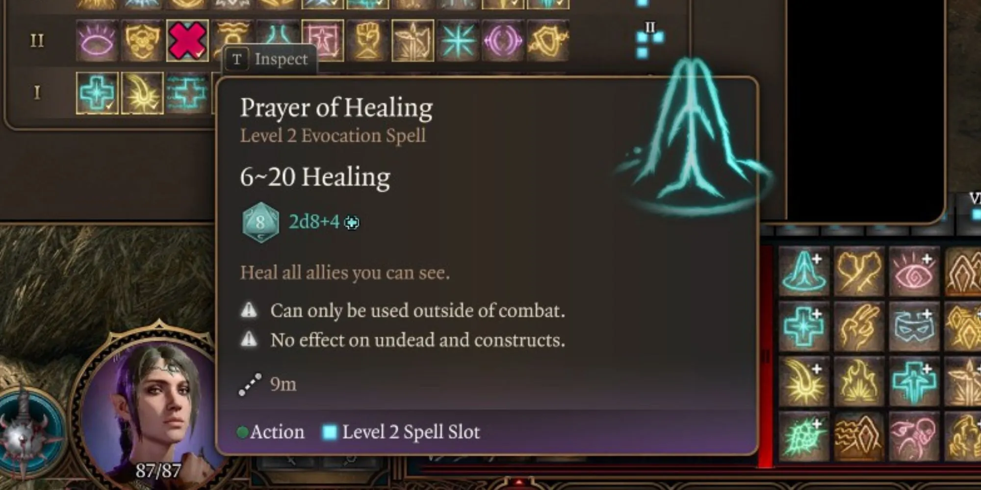 Prayer of Healing spell in Baldur’s Gate 3