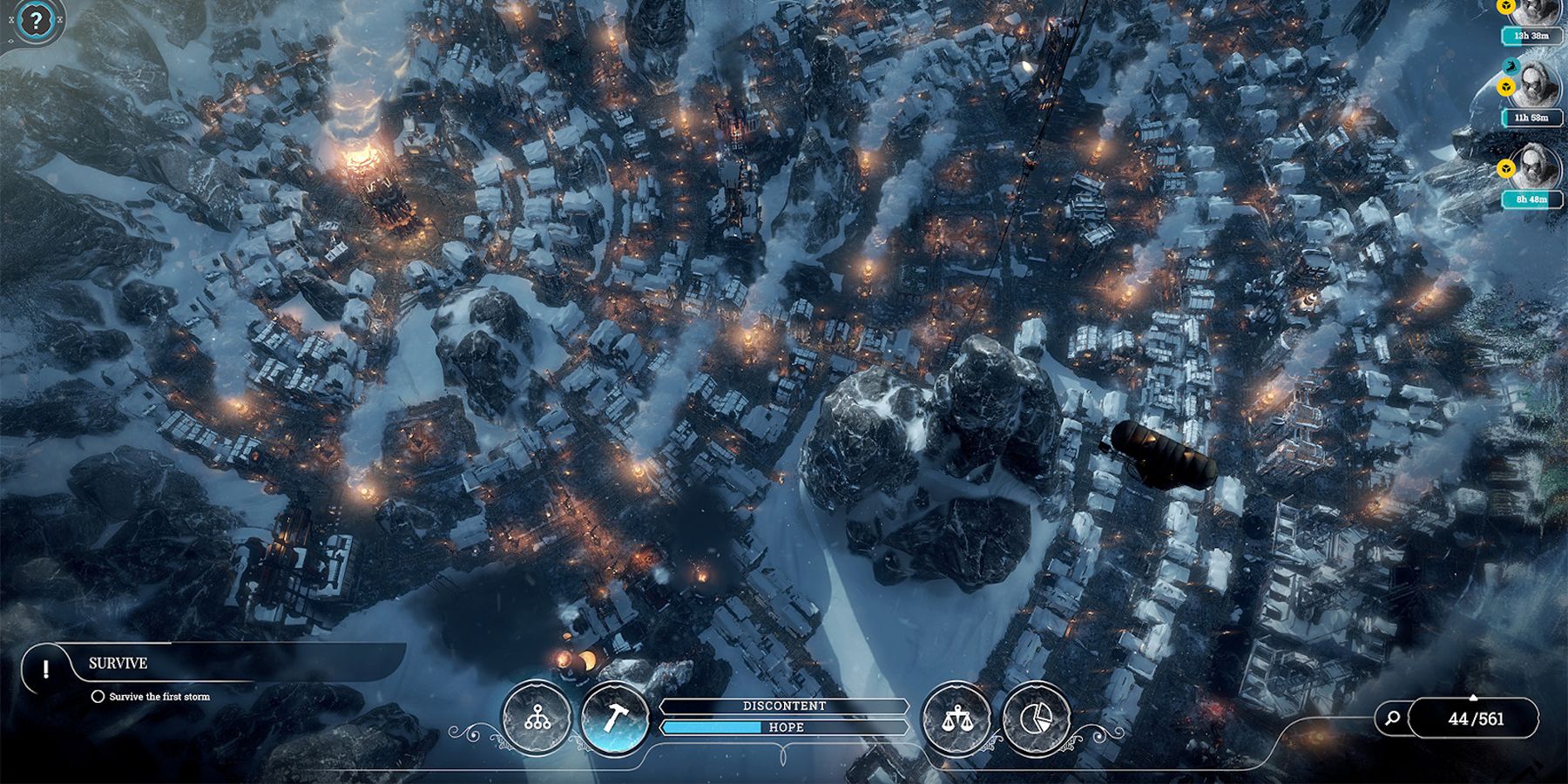 Screenshot di Frostpunk