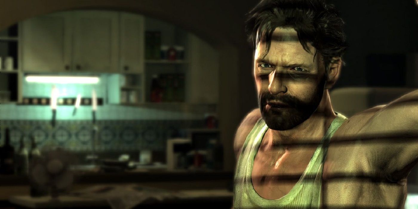 Max Payne 3 dans un état d'ébriété dans sa chambre