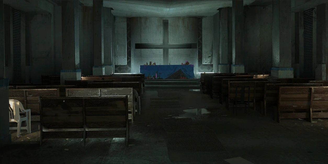 《赛博朋克2077》中的太平洋宁静圣经堂