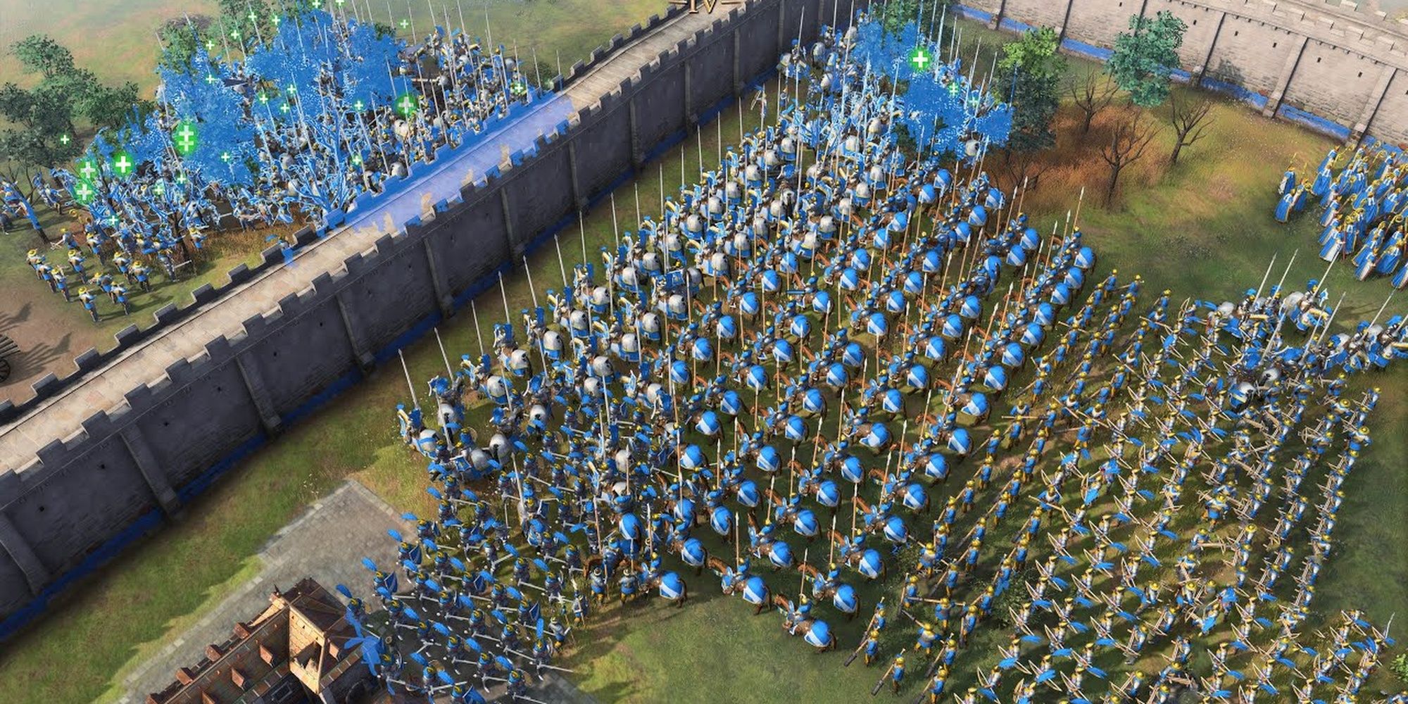 Age Of Empires IV: A Gigantic Army Spawned In With Cheats