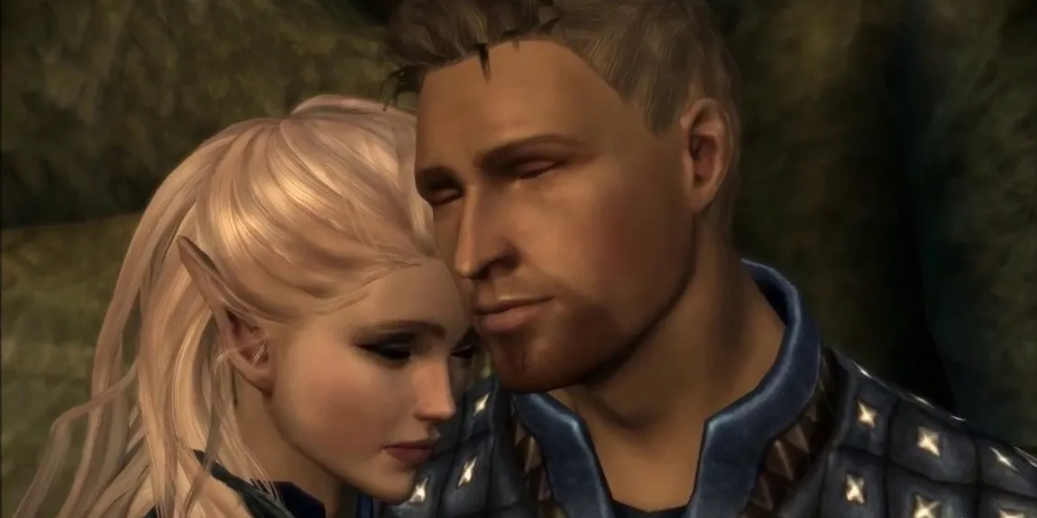 The Warden and Alistair in Dragon Age: Origins