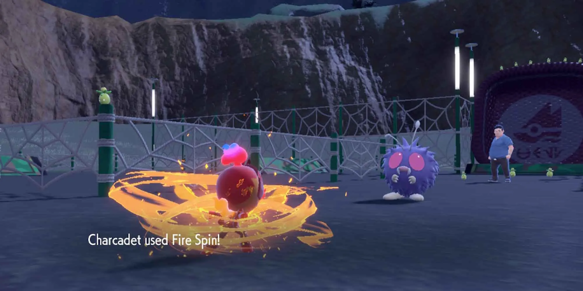 La mossa Fire Spin in Pokemon