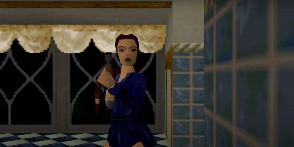 Tomb Raider 2 Ending Lara Croft Shotgun