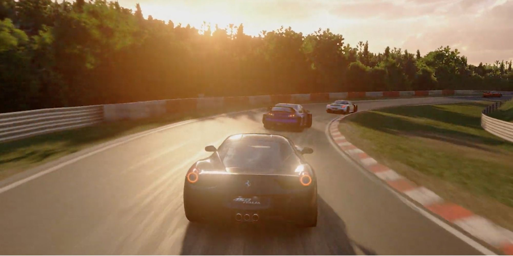 Realistic Racing Games - Gran Turismo Sport - Игрок пытается обогнать противников в гонке