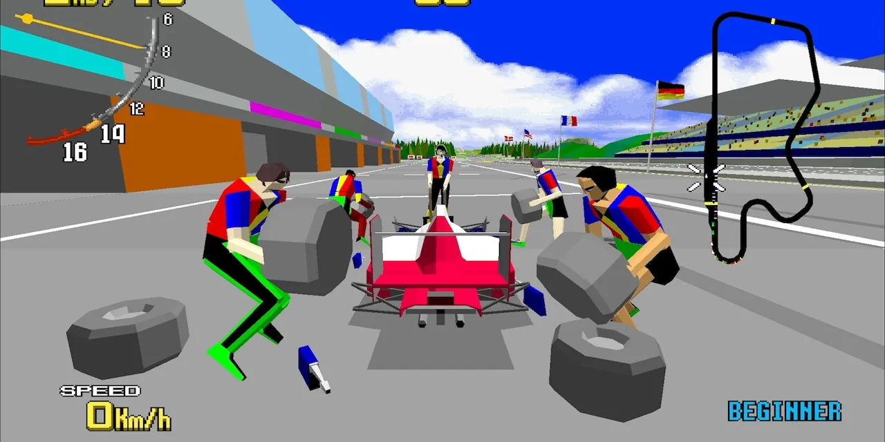 Los mejores juegos de carreras de Sega - Virtua Racing